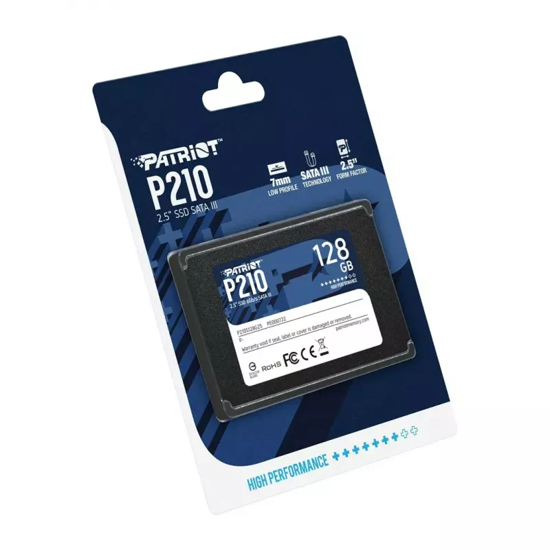 Patriot Memory P210 2,5 colio 128GB Serial ATA III 450/350 MB/s