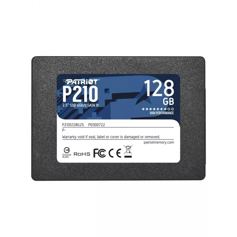 Patriot Memory P210 2,5 colio 128GB Serial ATA III 450/350 MB/s