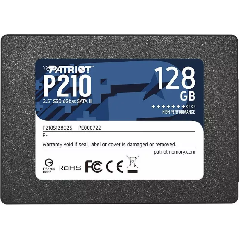 Patriot Memory P210 2,5 colio 128GB Serial ATA III 450/350 MB/s