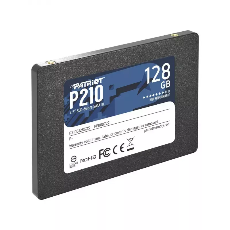 Patriot Memory P210 2,5 colio 128GB Serial ATA III 450/350 MB/s