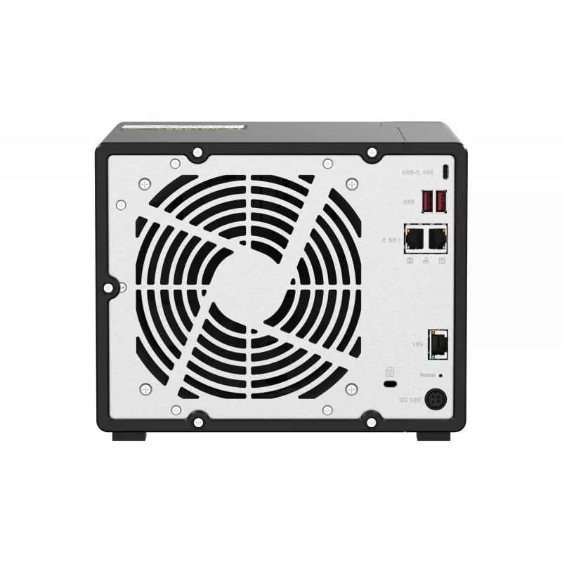QNAP TS-H973AX NAS bokštas Ryzen Embedded V1500B 32 GB DDR4 0 TB QuTS hero juodas