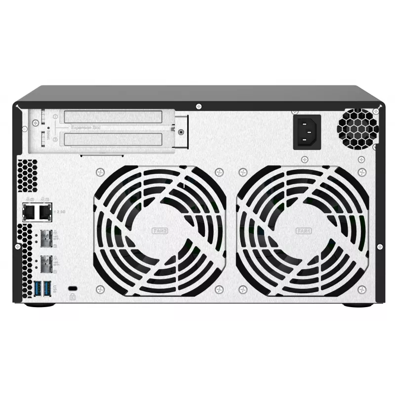 QNAP TS-832PX NAS bokštas Annapurna Labs AL324 4 GB DDR4 0 TB QNAP Turbo System aliuminis, juodas