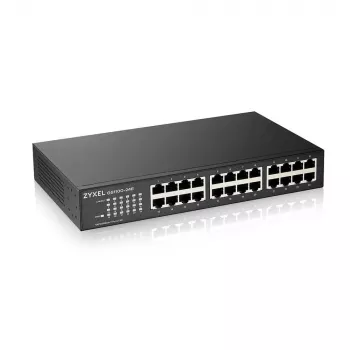 Zyxel GS1100-24E nevaldomas Gigabit Ethernet (10/100/1000) juodas