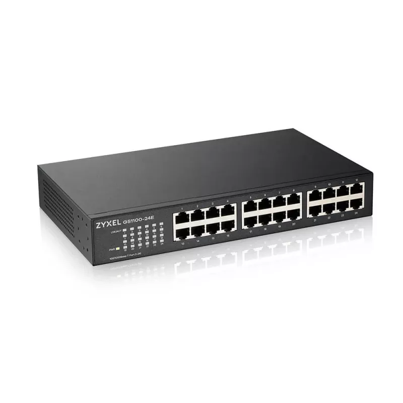 Zyxel GS1100-24E nevaldomas Gigabit Ethernet (10/100/1000) juodas