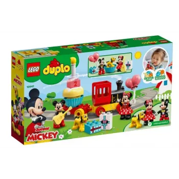 LEGO DUPLO rinkinys 10941 Mikio ir Minės gimtadienis — DUPLO figūrėlės, 22 detalės, nuo 2 metų
