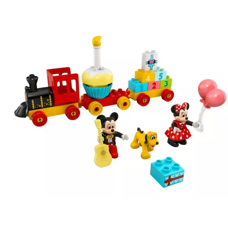 LEGO DUPLO rinkinys 10941 Mikio ir Minės gimtadienis — DUPLO figūrėlės, 22 detalės, nuo 2 metų