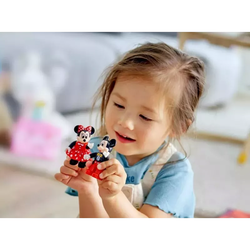LEGO DUPLO rinkinys 10941 Mikio ir Minės gimtadienis — DUPLO figūrėlės, 22 detalės, nuo 2 metų