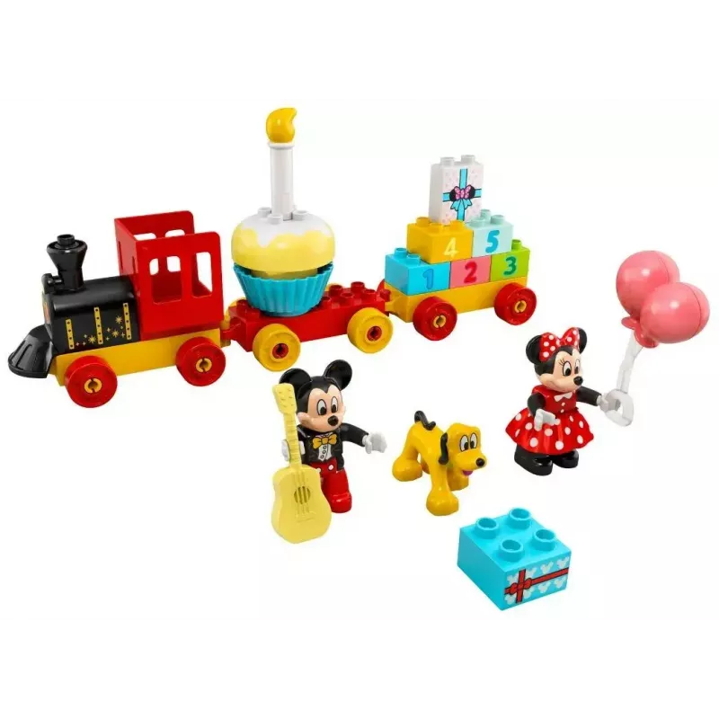 LEGO DUPLO rinkinys 10941 Mikio ir Minės gimtadienis — DUPLO figūrėlės, 22 detalės, nuo 2 metų