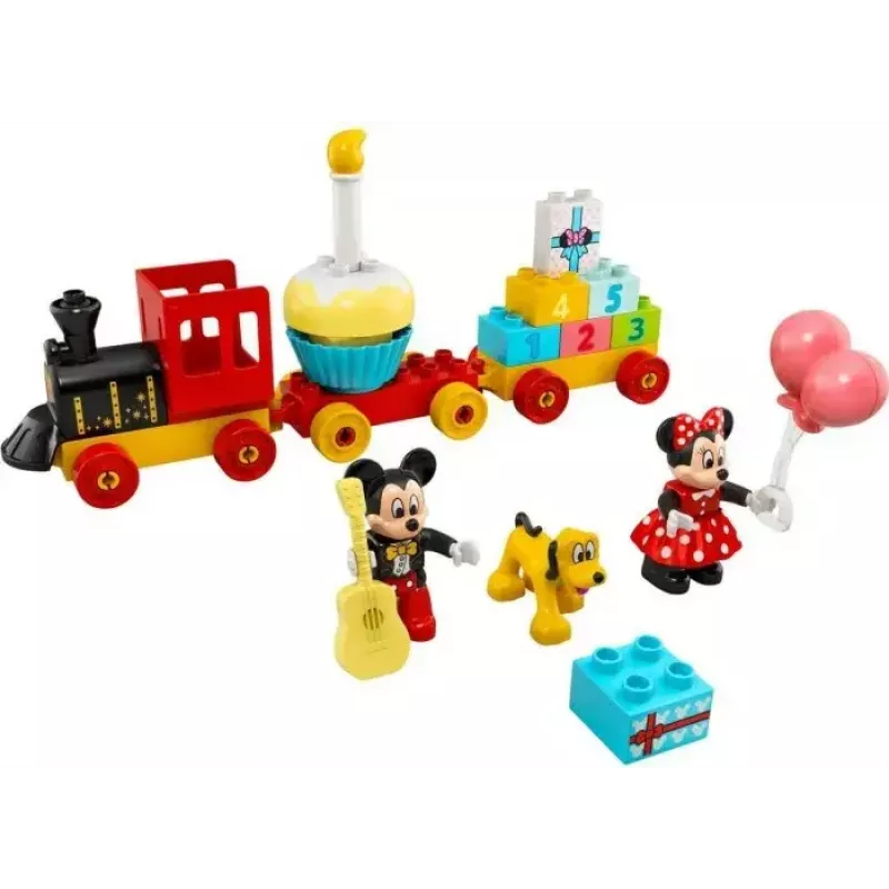 LEGO DUPLO rinkinys 10941 Mikio ir Minės gimtadienis — DUPLO figūrėlės, 22 detalės, nuo 2 metų