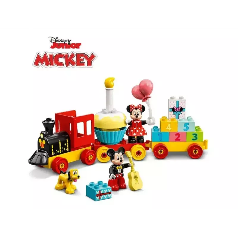 LEGO DUPLO rinkinys 10941 Mikio ir Minės gimtadienis — DUPLO figūrėlės, 22 detalės, nuo 2 metų