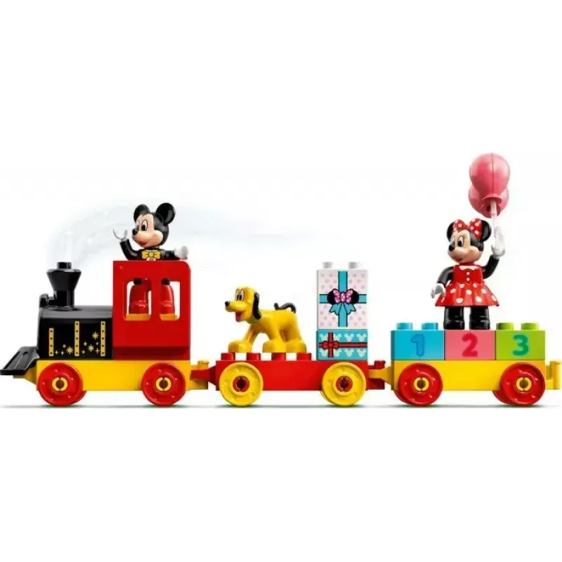 LEGO DUPLO rinkinys 10941 Mikio ir Minės gimtadienis — DUPLO figūrėlės, 22 detalės, nuo 2 metų