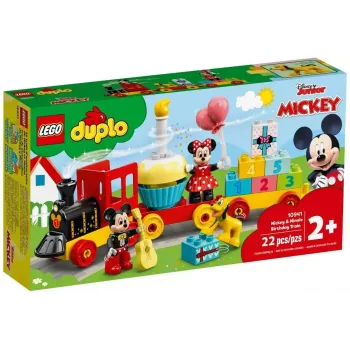 LEGO DUPLO rinkinys 10941 Mikio ir Minės gimtadienis — DUPLO figūrėlės, 22 detalės, nuo 2 metų
