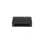 Nevaldomas tinklo jungiklis LANBERG DSP3-1005-60W, 5x Gigabit RJ-45, 4x PoE+ (60 W bendra galia), 10 Gbit/s perjungimo talpa