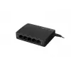 Nevaldomas tinklo jungiklis LANBERG DSP3-1005-60W, 5x Gigabit RJ-45, 4x PoE+ (60 W bendra galia), 10 Gbit/s perjungimo talpa