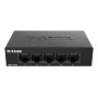 D-Link DGS-105GL/E tinklo jungiklis, nevaldomas, Gigabit Ethernet (10/100/1000), juodas