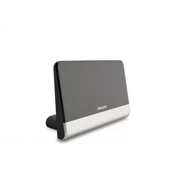 Philips SDV6222/12 skaitmeninė TV antena, juoda, sidabrinė, 48 dBi, FM, UHF, VHF, 1,8 m, 210 x 100 x 140 mm, Coax