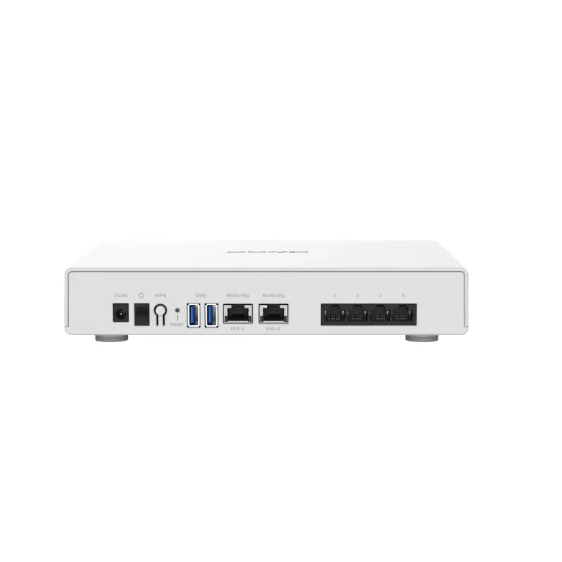QNAP QHora-301W belaidis maršrutizatorius 10 Gigabit Ethernet dviejų juostų (2,4 GHz / 5 GHz) Baltas