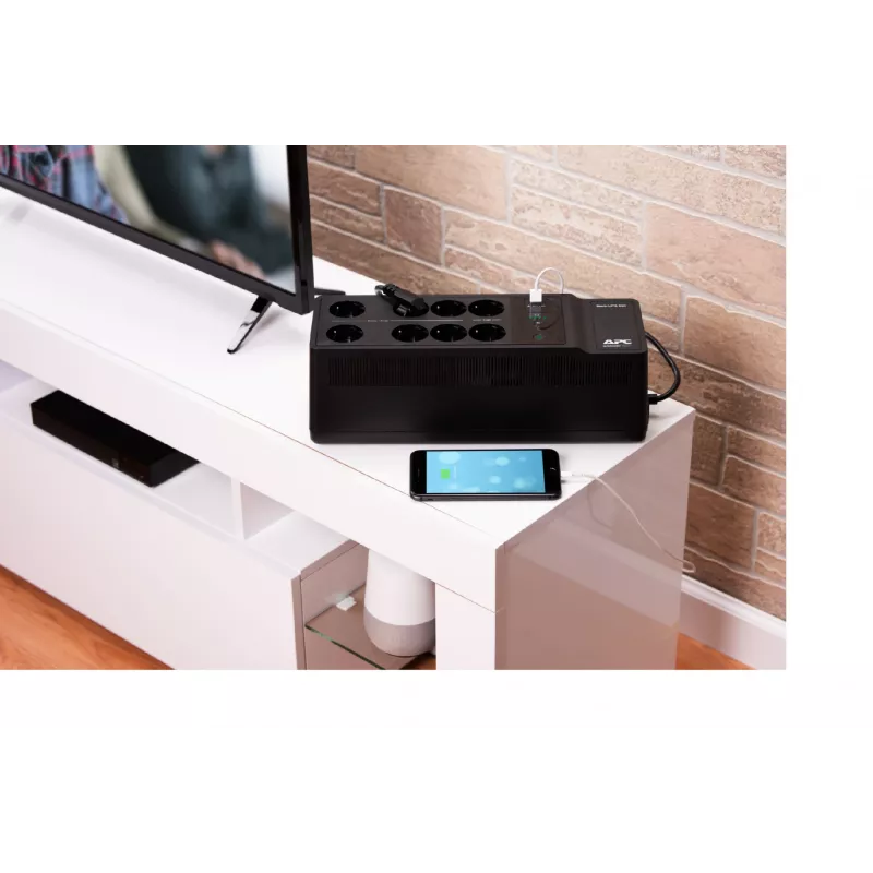 APC Back-UPS 650VA 230V 1 USB įkrovimo prievadas - nepertraukiamo maitinimo šaltinis (USV) Offline 0.65 kVA 400 W 8 lizdai