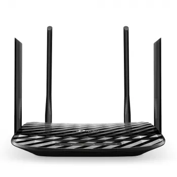 TP-Link Archer A6 AC1200 belaidis maršrutizatorius Gigabit Ethernet dviejų juostų (2,4 GHz / 5 GHz) juodas