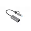 i-tec Metal USB-C/USB-A 2.5Gbps Ethernet Adapter, laidinis, USB Type-A / USB Type-C, Ethernet, 2500 Mbit/s, pilka