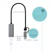 i-tec Metal USB-C/USB-A 2.5Gbps Ethernet Adapter, laidinis, USB Type-A / USB Type-C, Ethernet, 2500 Mbit/s, pilka