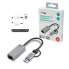 i-tec Metal USB-C/USB-A 2.5Gbps Ethernet Adapter, laidinis, USB Type-A / USB Type-C, Ethernet, 2500 Mbit/s, pilka