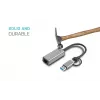 i-tec Metal USB-C/USB-A 2.5Gbps Ethernet Adapter, laidinis, USB Type-A / USB Type-C, Ethernet, 2500 Mbit/s, pilka