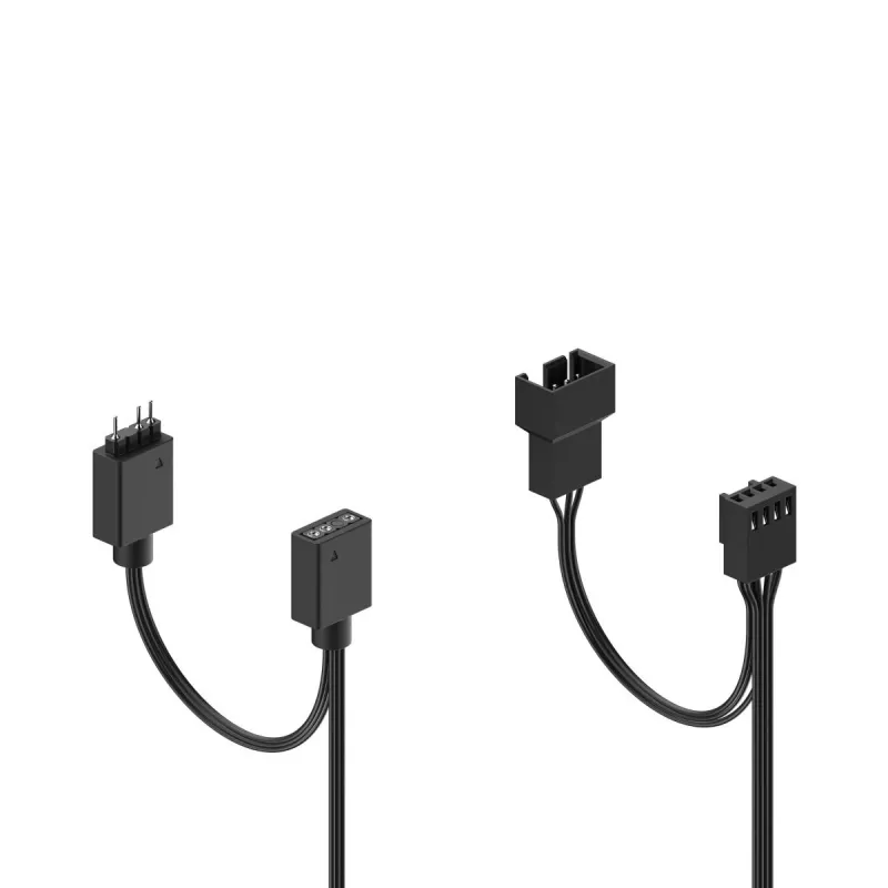 FRACTAL DESIGN Aspect 14 RGB Pwm juodas rėmas