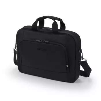 DICOTA Eco Top Traveller BASE - 13-14.1 col. nešiojamojo kompiuterio dėklas - juoda / 300d perdirbtas PET poliesteris