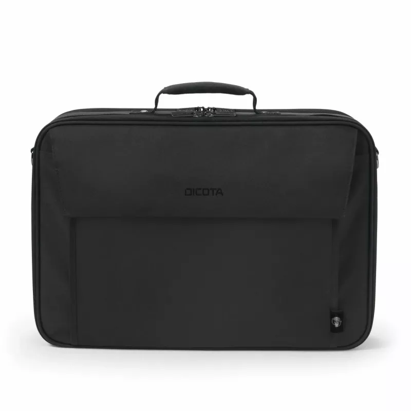 DICOTA Eco Multi Plus Base – dėklas nešiojamam kompiuteriui 14–15,6 col. – juoda / 300d rPET poliesteris