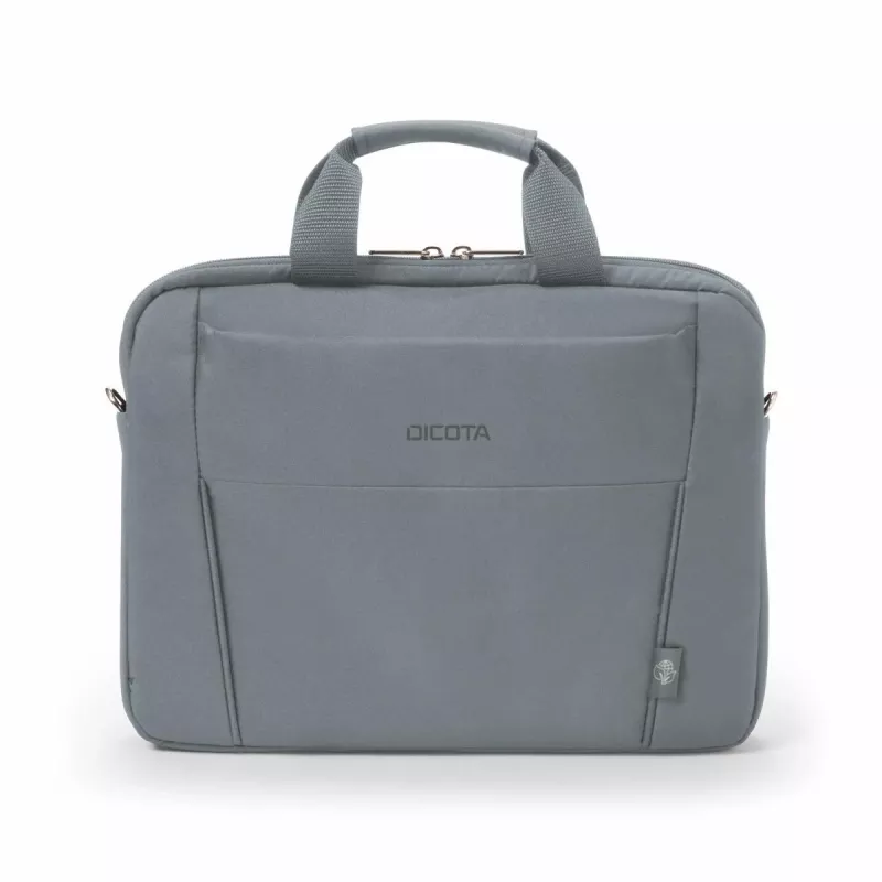 DICOTA Eco Slim Case Base nešiojamojo kompiuterio dėklas 13–14,1 col. pilkas / 300d perdirbtas poliesteris
