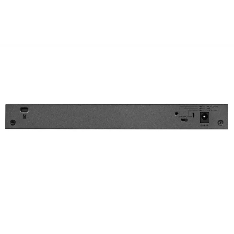 NETGEAR GS108LP Nevaldomas Gigabit Ethernet (10/100/1000) maitinimas per Ethernet (PoE) 1U juoda, pilka