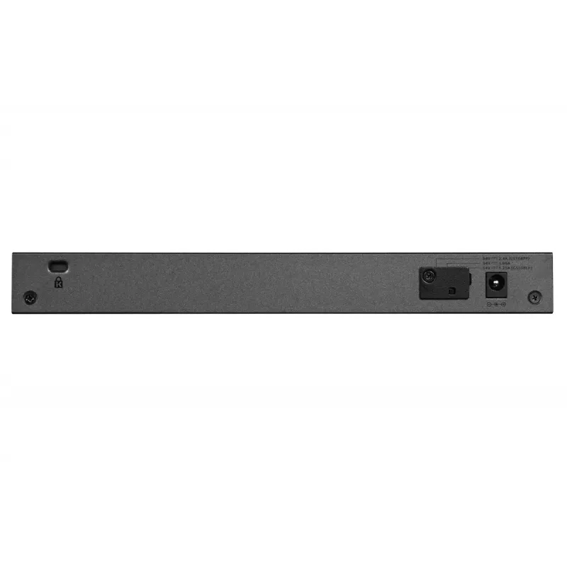 NETGEAR GS108LP Nevaldomas Gigabit Ethernet (10/100/1000) maitinimas per Ethernet (PoE) 1U juoda, pilka