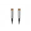 HDMI kabelis LANBERG CA-HDMI-20FB-0200-BK 20 m, HDMI 2.0, A tipo kištukas–kištukas, 18 Gbit/s, 4K@60Hz (3840×2160), HDR, ARC, Ethernet