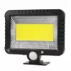 LED lauko prožektorius su saulės baterija MACLEAN MCE438, 5W, 400 lm, IP44, Li-Ion 5,2V, montuojamas ant sienos, balta šviesa, juodas
