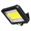 LED lauko prožektorius su saulės baterija MACLEAN MCE438, 5W, 400 lm, IP44, Li-Ion 5,2V, montuojamas ant sienos, balta šviesa, juodas