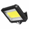 LED lauko prožektorius su saulės baterija MACLEAN MCE438, 5W, 400 lm, IP44, Li-Ion 5,2V, montuojamas ant sienos, balta šviesa, juodas