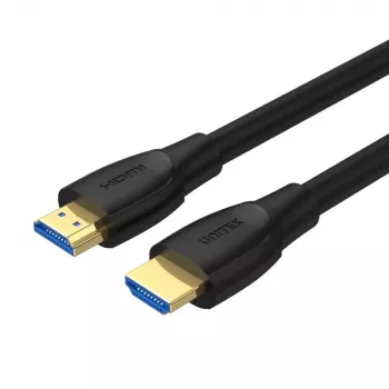 HDMI laidas Unitek C11043BK 10 m, HDMI A tipo kištukas–kištukas, HDMI 2.0, 18 Gbit/s, auksuoti kontaktai, juodas