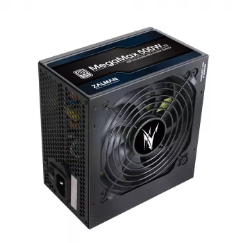 Zalman ZM500-TXII V2 MegaMax 500W 80PLUS 230V EU STANDARD maitinimo blokas 20+4 pin ATX juodas
