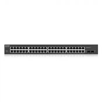 Zyxel GS1900-48HPv2 valdomas L2 Gigabit Ethernet (10/100/1000) Power over Ethernet (PoE) jungiklis, juodas