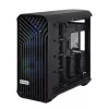 Kompiterio korpusas Fractal Design Torrent Tower Black, ATX/EATX/ITX, 2x180mm priekiniai ventiliatoriai, 2x3.5 colio vietos, 4x2.5 colio vietos, grūdintas stiklas
