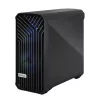 Kompiterio korpusas Fractal Design Torrent Tower Black, ATX/EATX/ITX, 2x180mm priekiniai ventiliatoriai, 2x3.5 colio vietos, 4x2.5 colio vietos, grūdintas stiklas