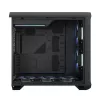 Kompiterio korpusas Fractal Design Torrent Tower Black, ATX/EATX/ITX, 2x180mm priekiniai ventiliatoriai, 2x3.5 colio vietos, 4x2.5 colio vietos, grūdintas stiklas