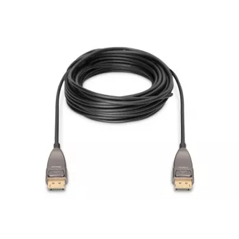 DIGITUS DisplayPort AOC hibridinio pluošto jungiamasis laidas M/M UHD 8K@60Hz, CE, juodas 15m
