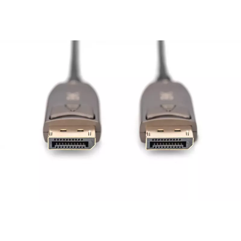 DIGITUS DisplayPort AOC hibridinio pluošto jungiamasis laidas M/M UHD 8K@60Hz, CE, juodas 15m
