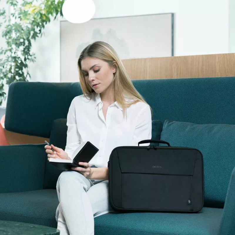 Dėklas nešiojamam kompiuteriui DICOTA Eco Multi Base 15-17,3 col. juodas / 300d Rpet poliesteris