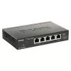 D-Link DGS-1100-05PDV2 valdomas 5 prievadų Gigabit PoE jungiklis su 1 PD prievadu