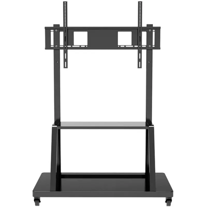 Porterinis plokščiaekranis grindinis stovas TECHLY Signage Display Mount ICA-TR30 – 55–100 colių, VESA 1200x600, maks. 150 kg, ratukai, juodas