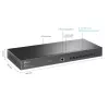 TP-Link Omada 8 prievadų 10GE SFP+ L2+ valdomas komutatorius