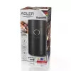 Kavos malūnėlis su plieninėmis girnomis Adler AD 4446bg — 150 W, 75 g talpa, juodas